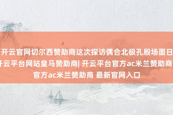 开云官网切尔西赞助商这次探访偶合北极孔殷场面日益加重之际-开云平台网站皇马赞助商| 开云平台官方ac米兰赞助商 最新官网入口