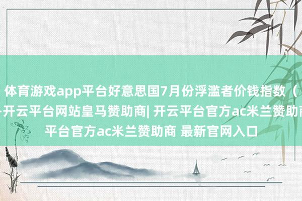 体育游戏app平台好意思国7月份浮滥者价钱指数（CPI）小幅高涨-开云平台网站皇马赞助商| 开云平台官方ac米兰赞助商 最新官网入口