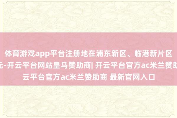 体育游戏app平台注册地在浦东新区、临港新片区的用东说念主单元-开云平台网站皇马赞助商| 开云平台官方ac米兰赞助商 最新官网入口